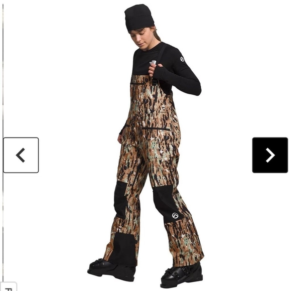 The North Face Summit Verbier GTX Bib snow Pant - Women's. SMALL - Picture 3 of 7